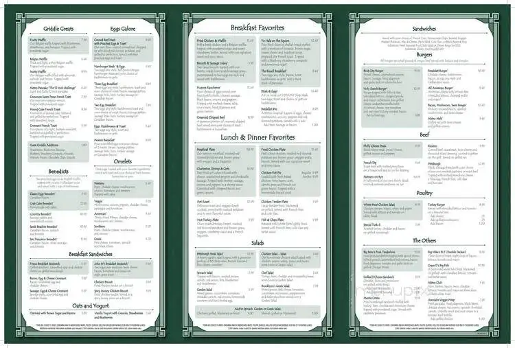 Metro Diner Breakfast Hours, Menu, and Prices