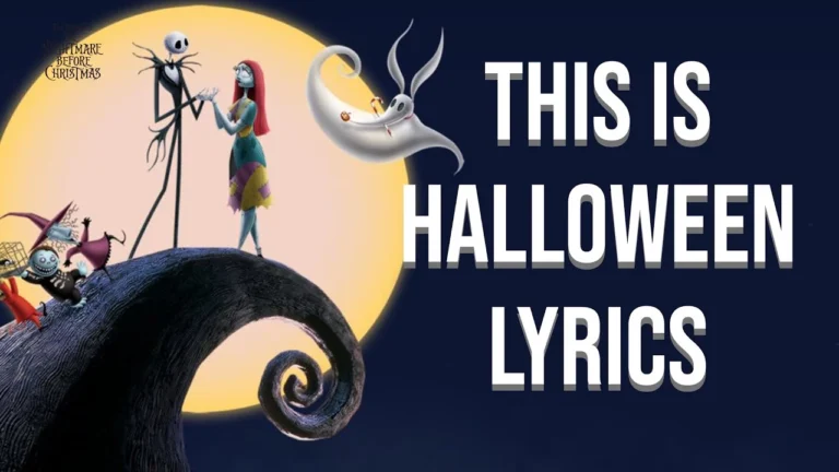 This is Halloween lyrics – Danny Elfman