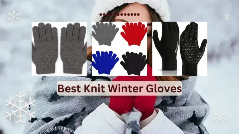 knit winter gloves