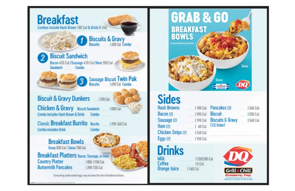 Dairy Queen Breakfast Hours, Menu and Prices (Updated 2023) 2023