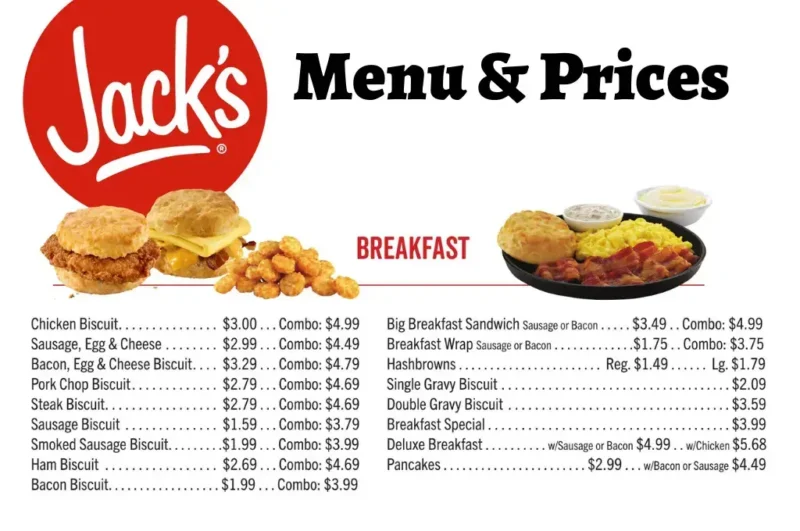 Jack's Breakfast Hours, Menu, and Prices (Updated 2023) - 2024