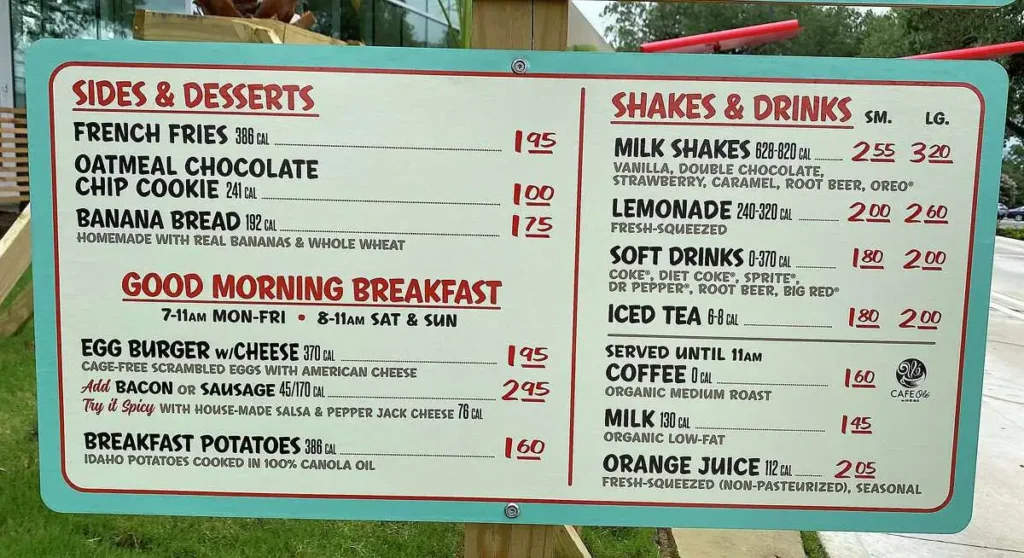 P terry's Breakfast Hours, Menu and Prices