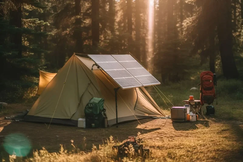 Solar-Powered Camping Adventures