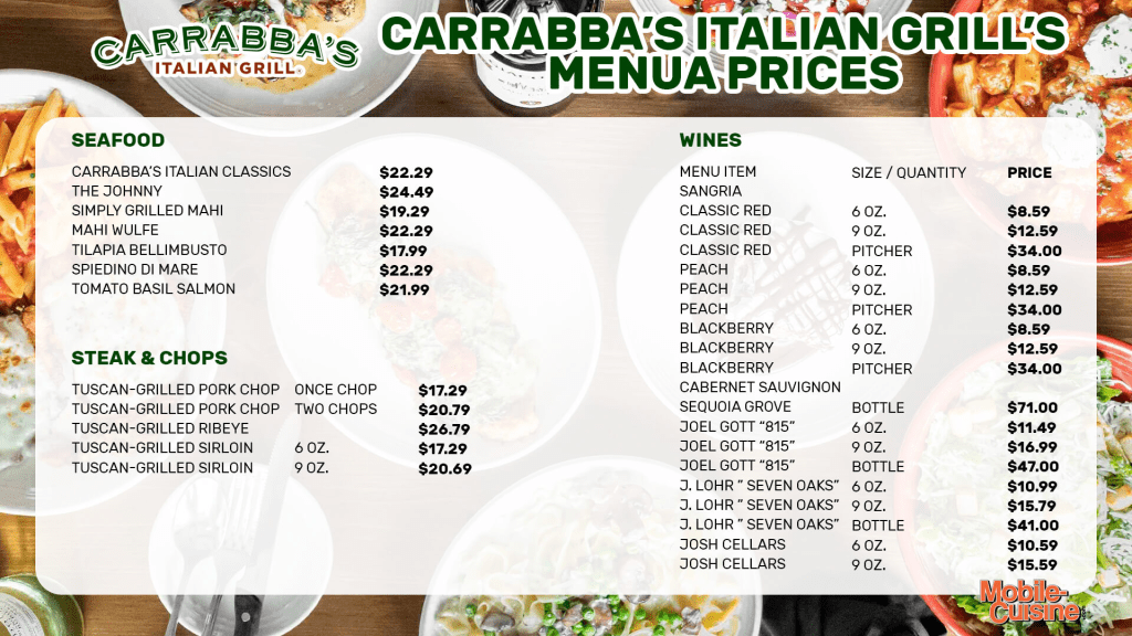 Carrabba's Lunch Hours: When Do They Start Serving Lunch?