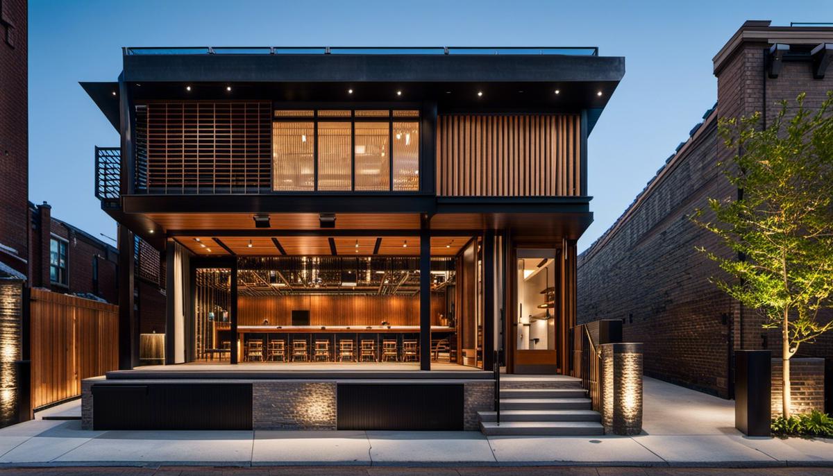 An image of the exterior of Momotaro restaurant in Chicago's West Loop.